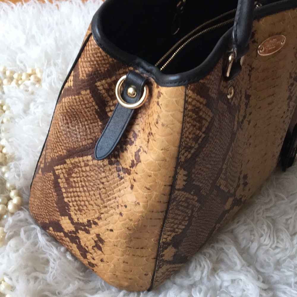 Limited Edition Coach Gorgeous Python Snake Print… - image 6